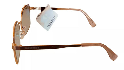 Converse Gold Womens Sunglass Gold Square Blue Gradient Lens H095
